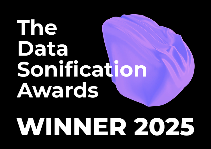 Für die Sonifikation SOMson wurden Simon Linke (InnoLab) und Tim Ziemer (Uni Hamburg) mit dem Data Sonification Award 2025 ausgezeichnet.