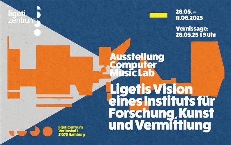 Die Wanderausstellung „Computer Music Lab – Ligetis Vision eines Instituts für Forschung, Kunst und Vermittlung“ beleuchtet György Ligetis Pläne für Hamburg. Auftakt gibt eine Vernissage im ligeti zentrum