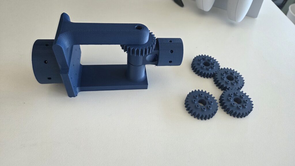 Ein Gelenk aus dem 3D-Drucker: Alle Komponenten der Roboterarmverlängerung wurden individuell berechnet | Foto: Haptic Lab