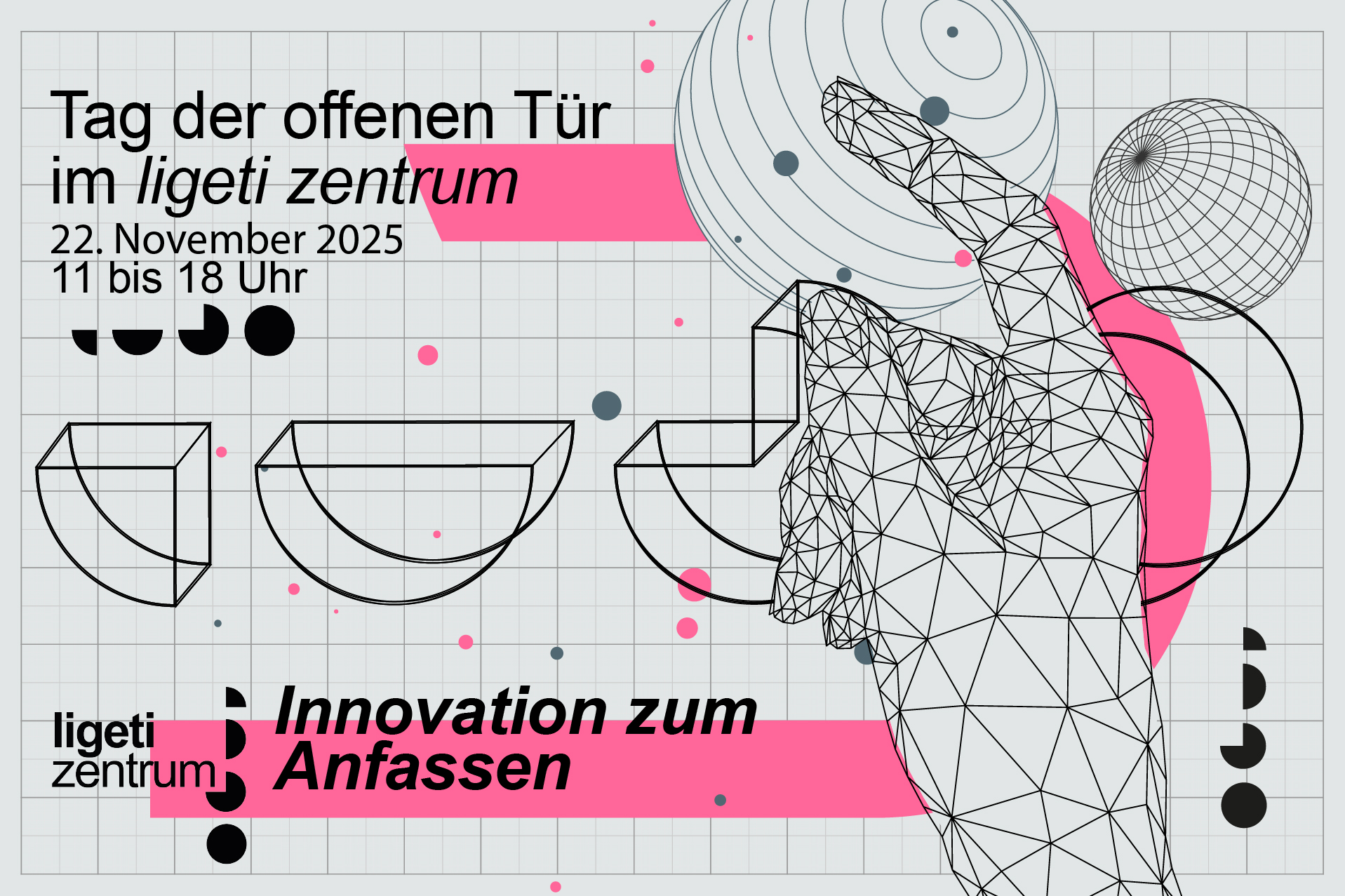 Am 22. November 2025 feiert das ligeti zentrum von 11 bis 18 Uhr Tag der offenen Tür