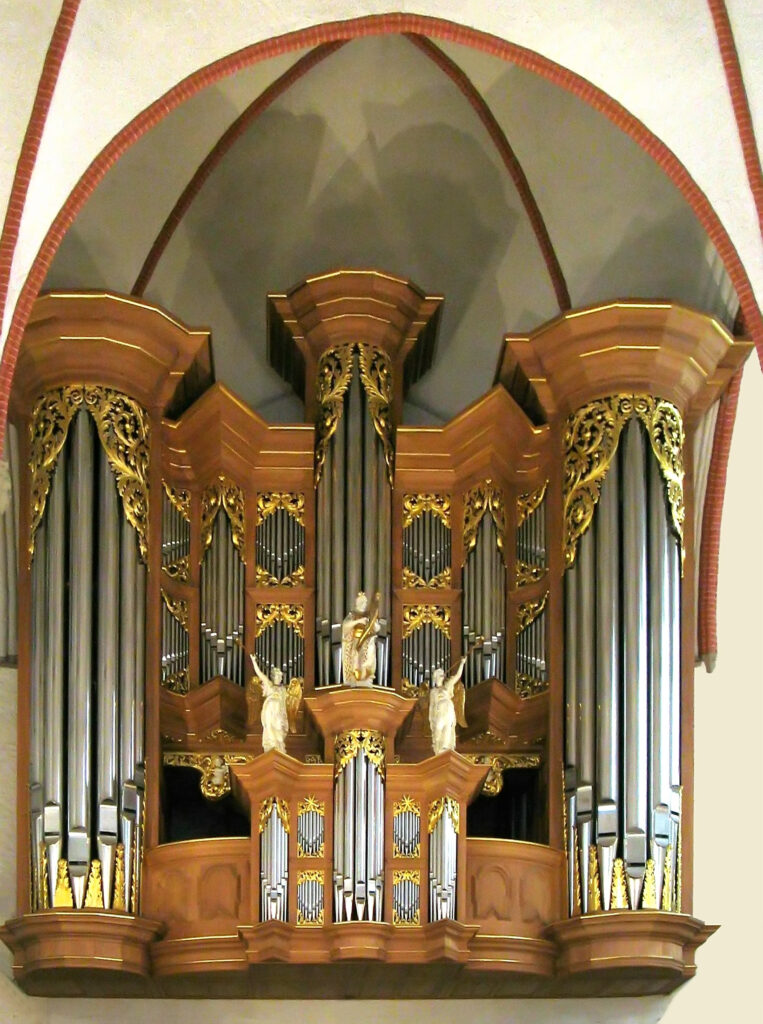Norddeutsche Barockorgel von Arp Schnitger in der St. Jacobi Kirche, Hamburg | Foto: Kliojünger, CC BY-SA 3.0
